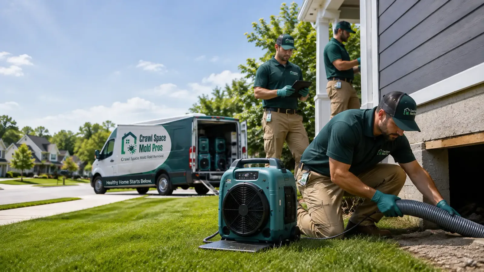 Crawl Space Mold Removal in Pascoag, RI